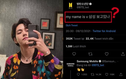 V (BTS) được netizen khen ngợi là đại sứ Samsung có tâm, up ảnh "nhắn nhủ" gì mà hãng phải đáp vội?