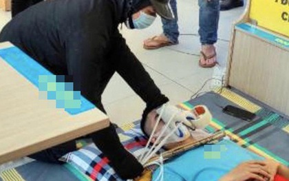 Bảo vệ siêu thị kể lại giây phút bị tên cướp kề dao vào cổ dọa giết