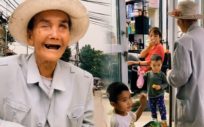 Cụ ông mù lòa 2 mắt, đi quãng đường xa thăm cháu: Phút cuối lấy nước mắt của mọi người