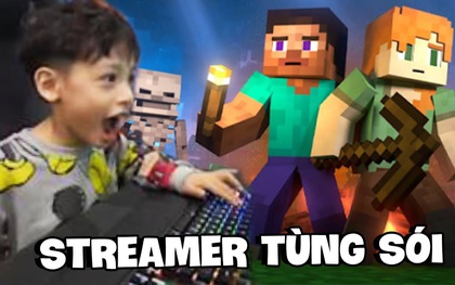 Streamer Tùng Sói chính thức debut, cùng ông bố Độ Mixi chơi Minecraft khiến dân tình ngỡ ngàng về độ đáng yêu