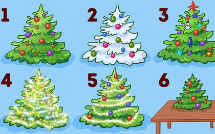 Bạn sẽ trang trí cây thông Noel như thế nào dịp Giáng sinh, sặc sỡ hay đơn giản? Chọn lấy 1 và điều đó sẽ tiết lộ vô số bí mật về bản thân bạn