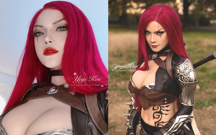 Nữ cosplayer hóa thân thành Ác Kiếm Katarina "gây sốt", "tâm hồn" căng mọng hơn cả bản gốc