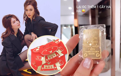 Ngọc Trinh - Diệu Nhi tụ tập mùng 10 với màn lì xì siêu khủng, còn thấy khoe được cả 1 cây vàng?