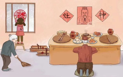 Chuyện người Trung Hoa đưa ông Táo về trời: Cá chép không phải là phương tiện chính, dùng rượu ngon món ngọt để "khóa" miệng Táo Quân không bẩm chuyện xấu trần gian