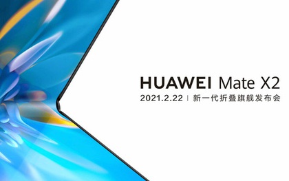 Huawei sẽ ra mắt Mate X2 vào ngày 22/2, thiết kế giống Galaxy Z Fold2
