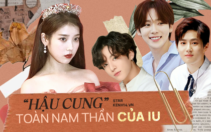 IU thu thập cả dàn “hậu cung” nam thần khủng nhất Kpop: Từ "em út vàng" BTS đến loạt nam thần SM, nhìn visual mà ngất!