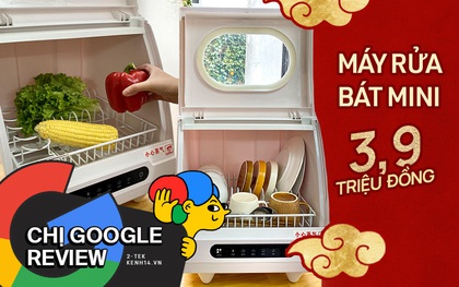 Chị Google review: Mua vội máy rửa bát hàng nội địa Trung Quốc giá 3,9 triệu đồng để "thoát thân" mấy ngày Tết, ai dè kết quả đầy bất ngờ!