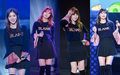 Hồi 2016, các thành viên Red Velvet đã là fan cứng của BLACKPINK, còn mặc áo tên fanclub lên sân khấu trình diễn như thật?