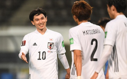 Nhật Bản hủy diệt Mông Cổ 14 bàn không gỡ ở vòng loại World Cup 2022
