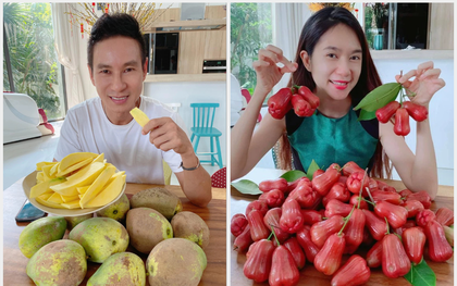 Lý Hải - Minh Hà trồng cây trên sân thượng mà thu hoạch nặng trĩu tay, phải đăng đàn ai ăn thì biếu bớt "lấy thảo"