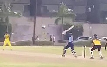 Cầu thủ cricket suýt tử vong vì lĩnh trọn pha đánh bóng với vận tốc 192 km/h của đồng nghiệp