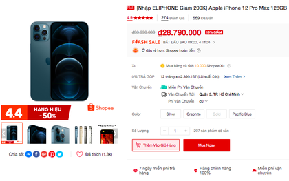 Nhiều sản phẩm Apple đang được giảm giá tới 50% trong ngày hội siêu sale 4/4