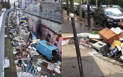 Những hình ảnh gây sốc cho thấy thành phố Paris hoa lệ "ngập trong rác" khiến cộng đồng mạng thất vọng tràn trề, chuyện gì đang xảy ra?
