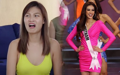 Người đẹp Asia's Next Top Model có biểu cảm "khó ở" khi Khánh Vân lọt top 21 Miss Universe