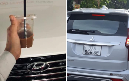 Xôn xao hình ảnh 2 xế hộp ở Nghệ An cùng mang biển VIP