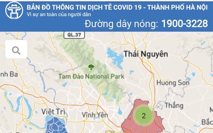 Hà Nội ra mắt Bản đồ thông tin dịch tễ COVID-19