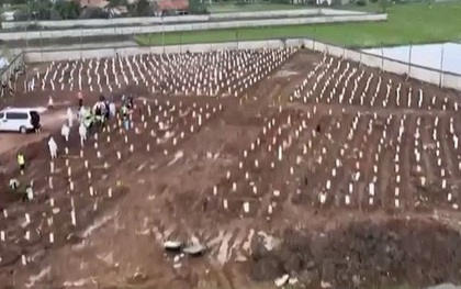 Nghĩa trang tạm bợ gây ám ảnh tại Indonesia