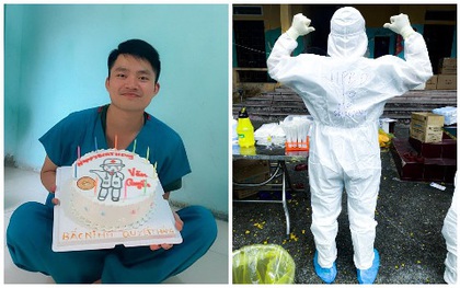 Đi chống dịch tại Bắc Ninh quên cả ngày sinh nhật, nam sinh Quân y vỡ oà vì món quà các bạn gửi tới