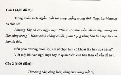 Sở Giáo dục Khánh Hoà nói gì về đề thi chuyên Văn lớp 10 gây nhiều tranh cãi?