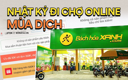 Trải nghiệm đi chợ online mùa dịch