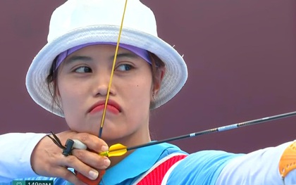 Mỹ nhân bắn cung Việt Nam thi đấu xuất thần, khiến cựu HCĐ Olympic suýt phải "ôm hận"