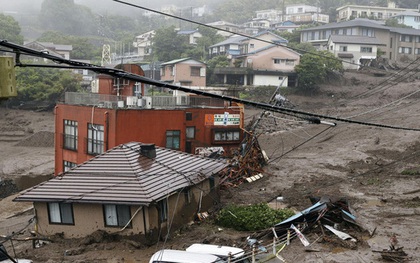 Lở đất nghiêm trọng tại Nhật Bản: Ít nhất 2 người thiệt mạng, hàng chục người mất tích