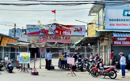 NÓNG: Đóng cửa chợ lớn nhất TP. Vũng Tàu