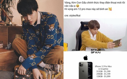 "Chúa tể làm vỡ điện thoại" gọi tên Kai (EXO), 4 tháng thay 2 cái iPhone 12 Pro Max khiến fan cũng phải nóng ruột!