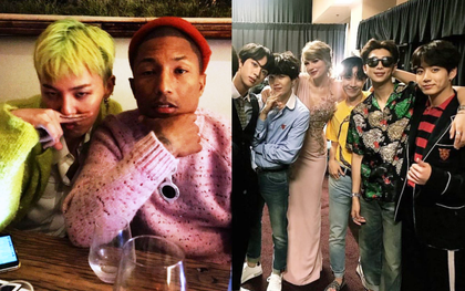 Khung hình "gây nổ" của sao Hàn và quốc tế: BTS - G-Dragon toàn bạn khủng, ghen tị vì Justin hôn Dara, Loki thân mật với Tiffany