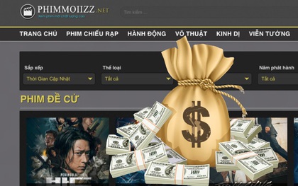 Xôn xao số tiền khủng mà Phimmoi.net kiếm được nhờ bán quảng cáo... bất chấp vi phạm bản quyền, chiếu phim lậu