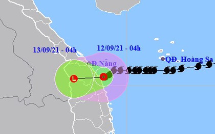 Bão số 5 suy yếu thành áp thấp nhiệt đới đổ bộ vào Đà Nẵng - Bình Định