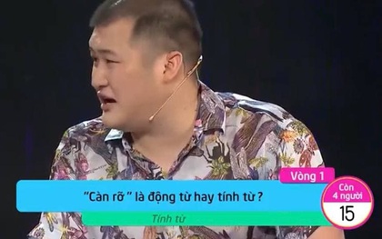 Gameshow Vua Tiếng Việt gây tranh cãi khi giải thích: "Tính từ bổ ngữ cho động từ"