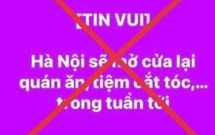 Bị phạt 7,5 triệu đồng vì phao tin “Hà Nội mở lại tiệm cắt tóc”