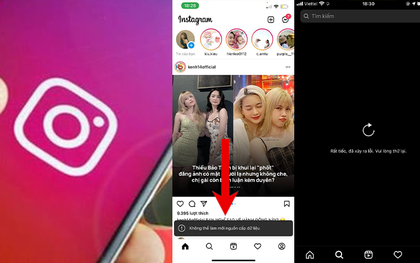 Instagram đang bị lỗi trên diện rộng