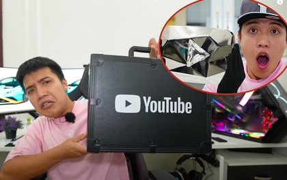 NTN "đập hộp" nút kim cương YouTube, có gì đặc biệt trong chiếc vali "trị giá" 10 triệu subscribe?