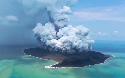 Núi lửa Tonga phun trào, giải phóng 50 triệu tấn hơi nước có thể khiến Trái Đất ấm lên