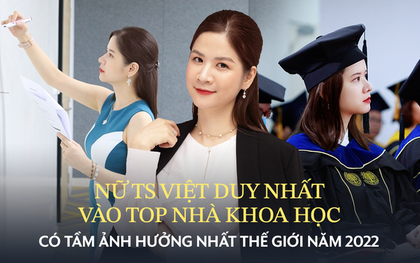 Nữ tiến sĩ Việt duy nhất vào top nhà khoa học có tầm ảnh hưởng nhất thế giới năm 2022 là ai?