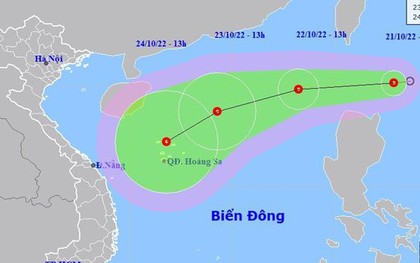 Biển Đông sắp đón áp thấp nhiệt đới