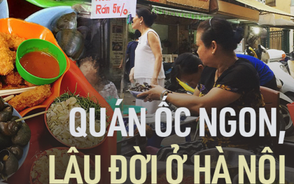 Những quán ốc ngon, lâu đời ở Hà Nội cho một chiều thu mát mẻ, phù hợp tụ tập bạn bè