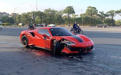 Ferrari 488 va chạm với xe máy sáng nay mạnh cỡ nào? Giá bao nhiêu?