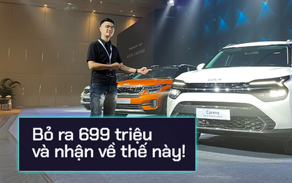 Chi tiết Kia Carens bản "chiến lược" giá 699 triệu đồng: "Co kéo" trang bị để có giá cạnh tranh Veloz, Xpander