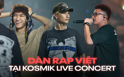 Dàn thí sinh Rap Việt đổ bộ KOSMIK Live Concert gồm những ai?