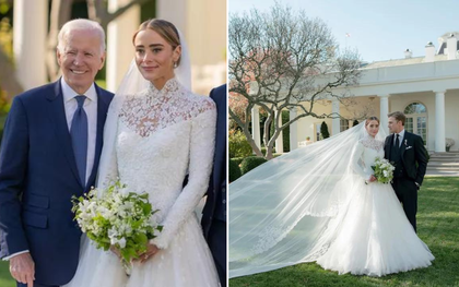 Đám cưới tại Nhà Trắng đầu tiên sau nhiều năm: Cháu gái Tổng thống Biden xinh đẹp trong hôn lễ riêng tư