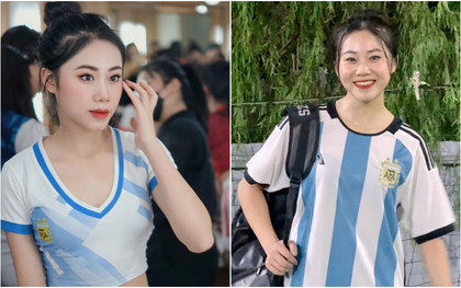 Hot girl Nóng Cùng World Cup 2022: Mê Messi, kỹ năng đá bóng không phải dạng vừa