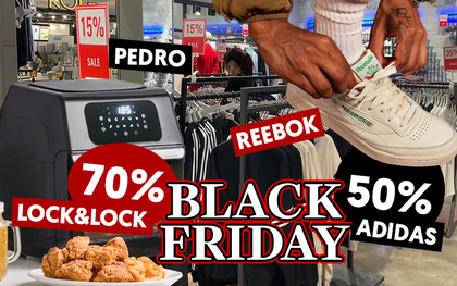 Black Friday 2022: adidas, Reebok, GAP, Pedro,... giảm giá ngập tràn, mức sale "khủng" lên đến 80%