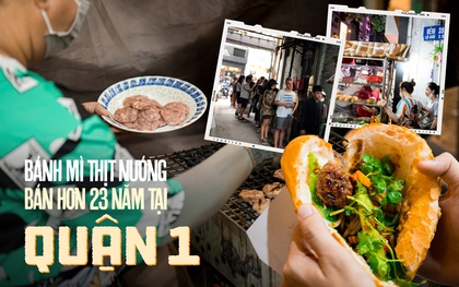 Xe bánh mì thịt nướng tại quận 1 từng được tạp chí Mỹ vinh danh, đến khách Tây cũng phải xếp hàng chờ mua