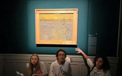 Ném súp vào bức tranh của danh họa Van Gogh ở Rome nhằm phản đối biến đổi khí hậu