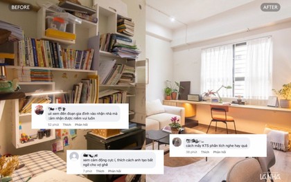 Phản ứng của khán giả với tập 1 Là Nhà: Bất ngờ khi thấy căn hộ 58m2 "lột xác", thán phục sự sáng tạo đỉnh cao của đội ngũ KTS