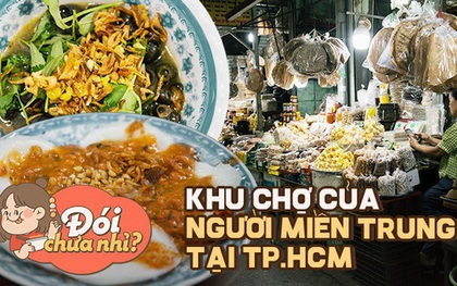 Thưởng thức đủ món đặc sản miền Trung đúng điệu tại chợ Bà Hoa