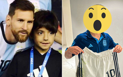 Gây sốt giới túc cầu từ khi mới sinh nhờ lý lịch khủng, con đỡ đầu của Lionel Messi giờ ra sao khi xuất hiện tại World Cup 2022?